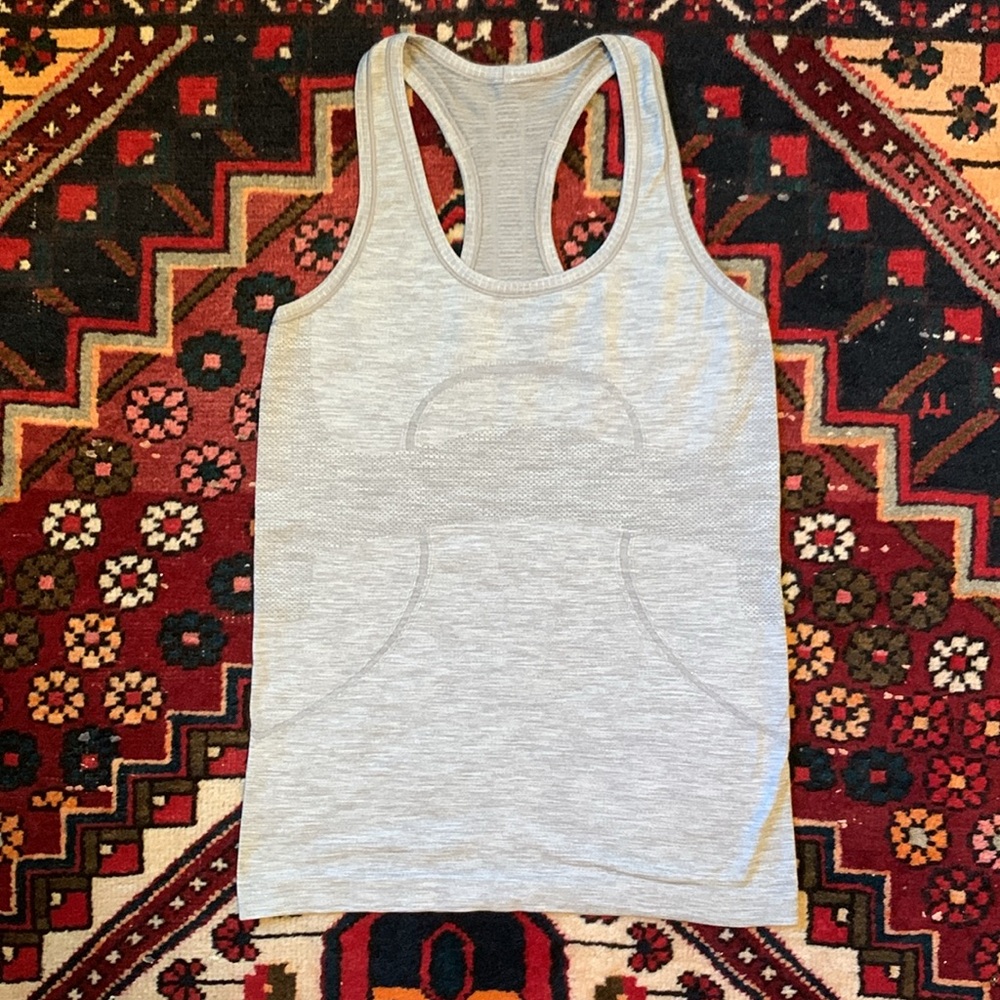 Lululemon Swiftly Tech Gray Tank Top, Size 6
